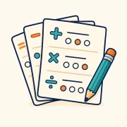 Matematikos testų lapai